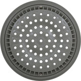 Main Drain Grate, WW Anti Vortex, 8" Rnd, w/Collar, Gray : 640-2317 V