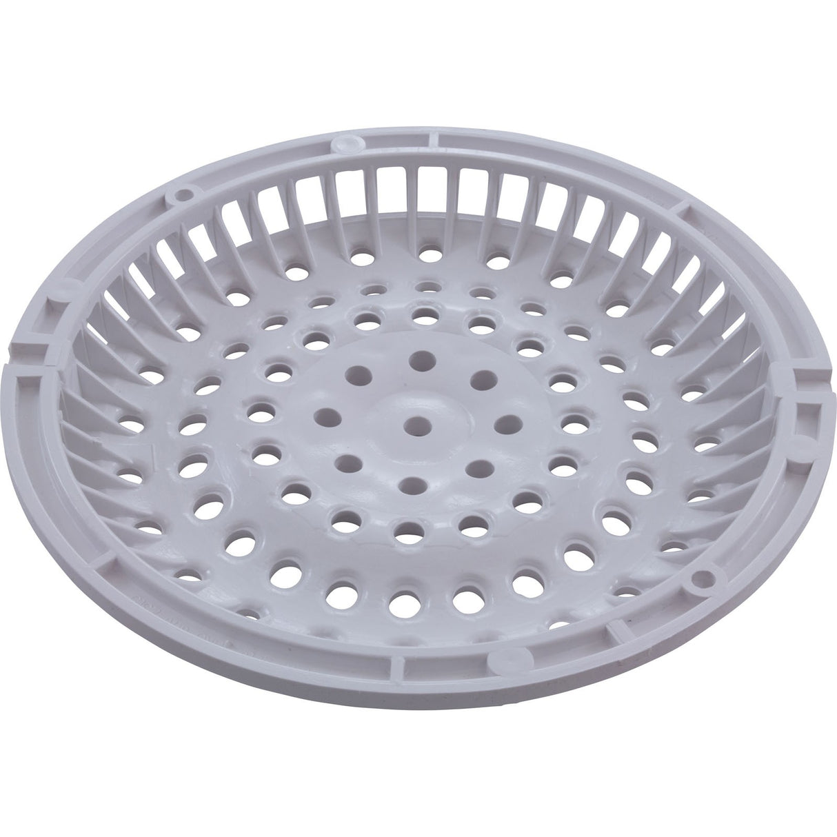 Main Drain Grate, Waterway Anti Vortex, 8" Round, White : 642-2150 V
