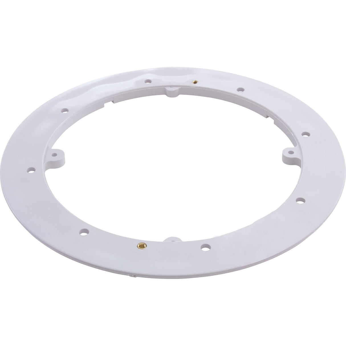 Mounting Plate, Waterway Main Drain Vinyl, 8" Round, White : 642-2090
