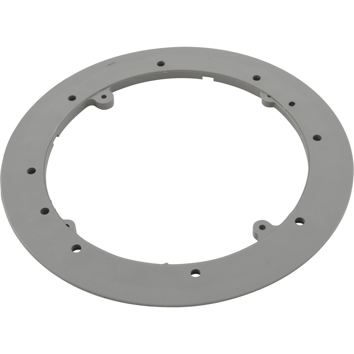 Mounting Plate, Waterway Main Drain Vinyl, 8" Round, Gray : 642-2097