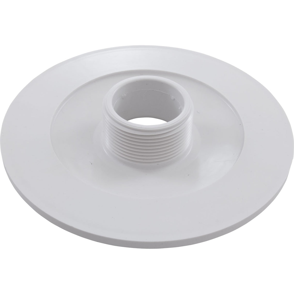 Wall Fitting, 6" dia, 1-7/8"hs, 1-1/2"mpt Extended, White : 6E15T101