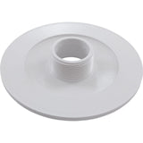 Wall Fitting, 6" dia, 1-7/8"hs, 1-1/2"mpt Extended, White : 6E15T101