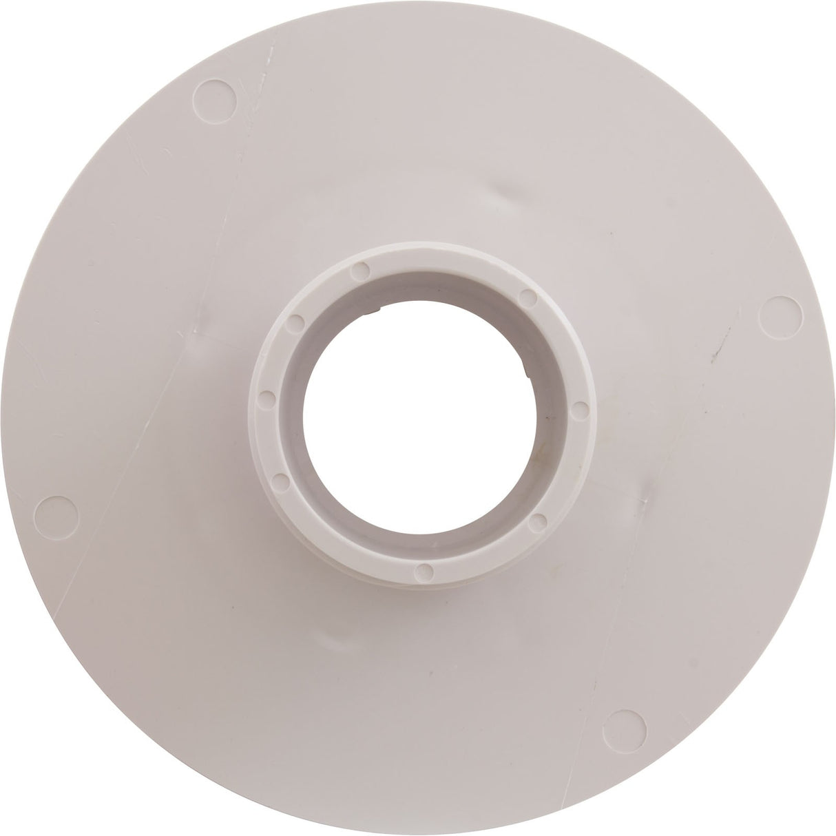 Wall Fitting, 6" dia, 2-3/8"hs, 2"mpt-1-1/2"s, White : 620T15S101