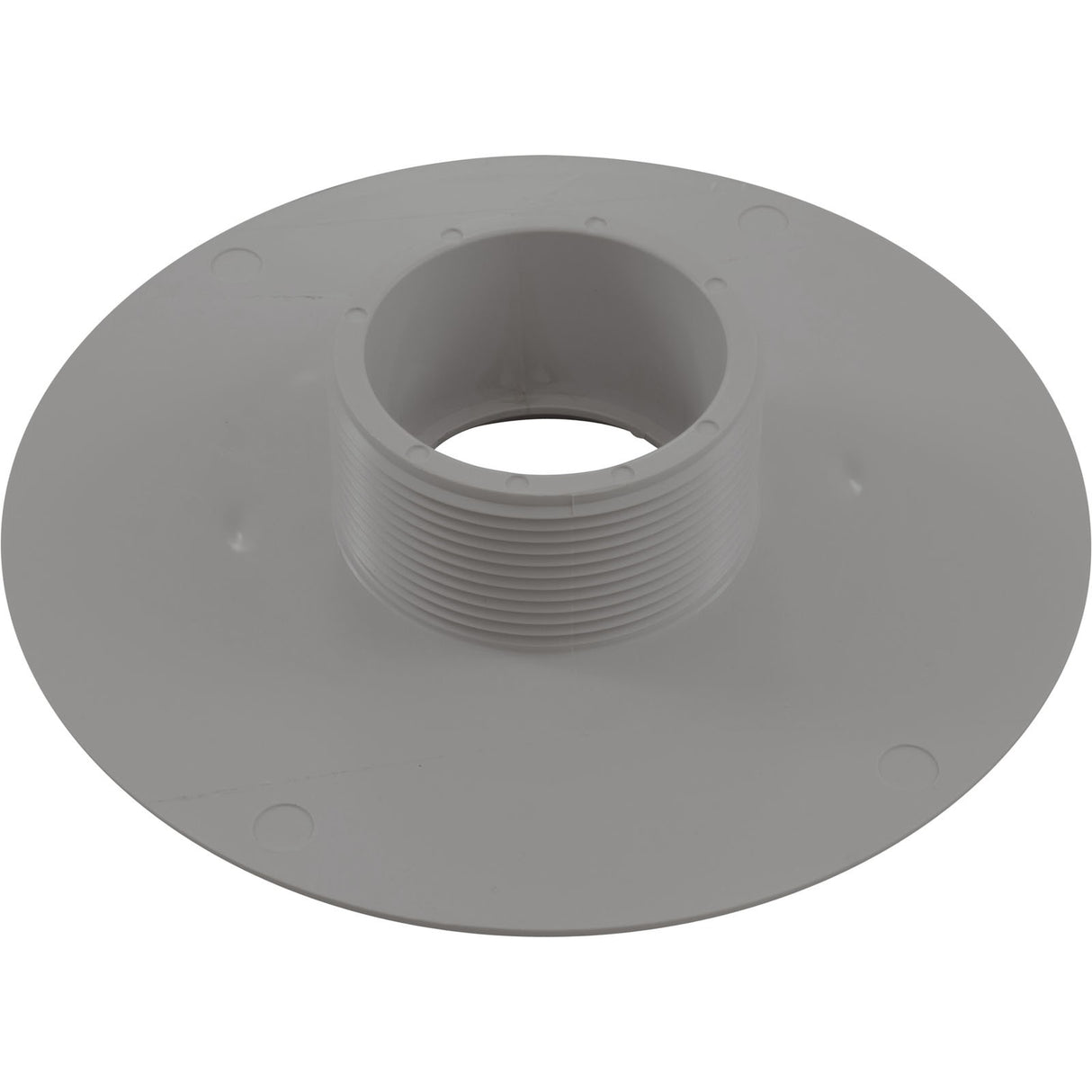 Wall Fitting, 6" dia, 2-3/8"hs, 2"mpt-1-1/2"s, Lt Gray : 620T15S103