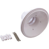 Wall Fitting, 6" dia, 2-3/8" Hole Size, 2" Slip, White : RND101