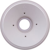Wall Fitting, 6" dia, 2-3/8" Hole Size, 2" Slip, White : RND101