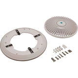 Main Drain Grate, Retro 10" Round, Universal, White : A10RCFR101