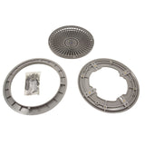 Main Drain Grate, Retro 10" Round, Universal, Light Gray : A10RCFR103