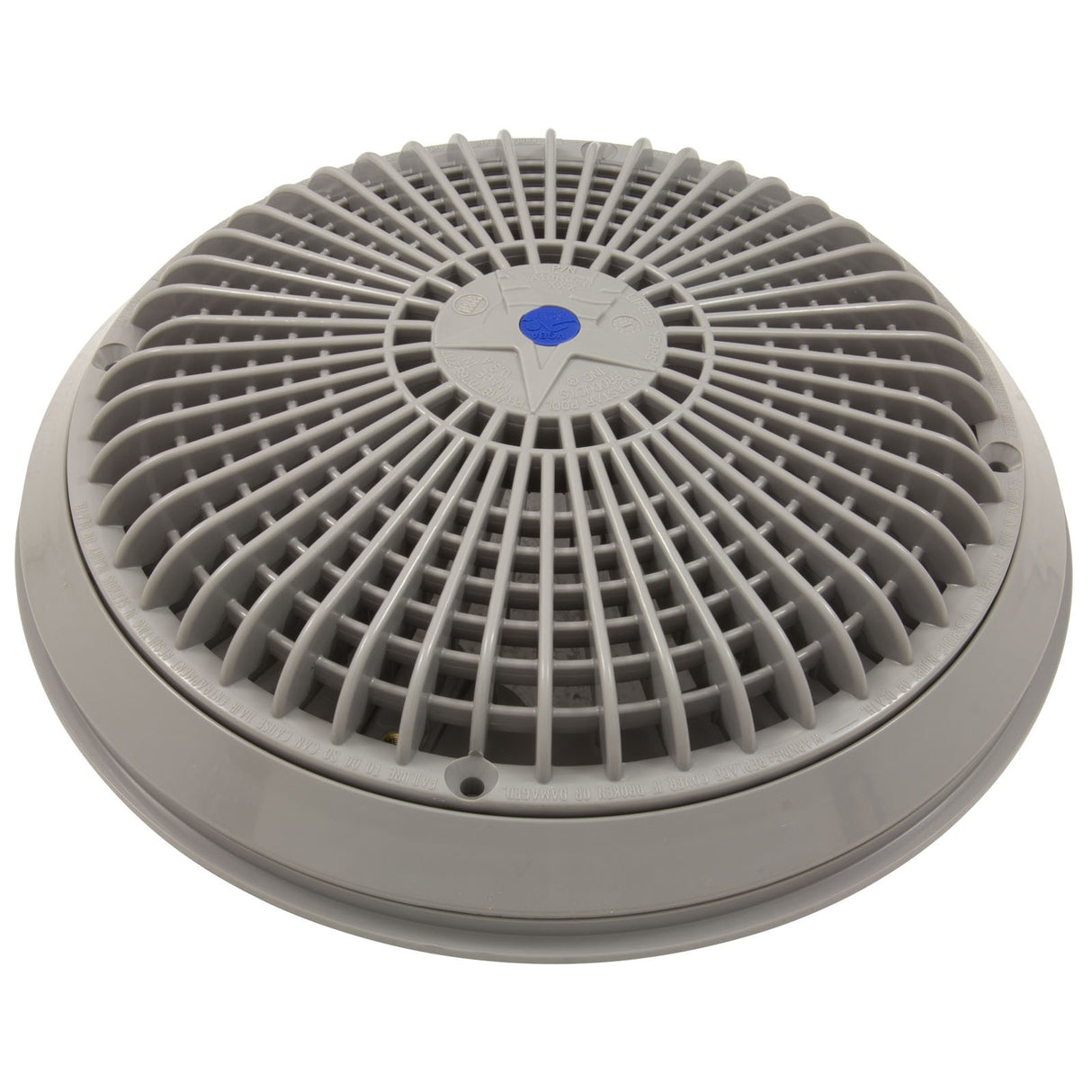 Main Drain Grate, Retro 10" Round, Universal, Light Gray : A10RCFR103