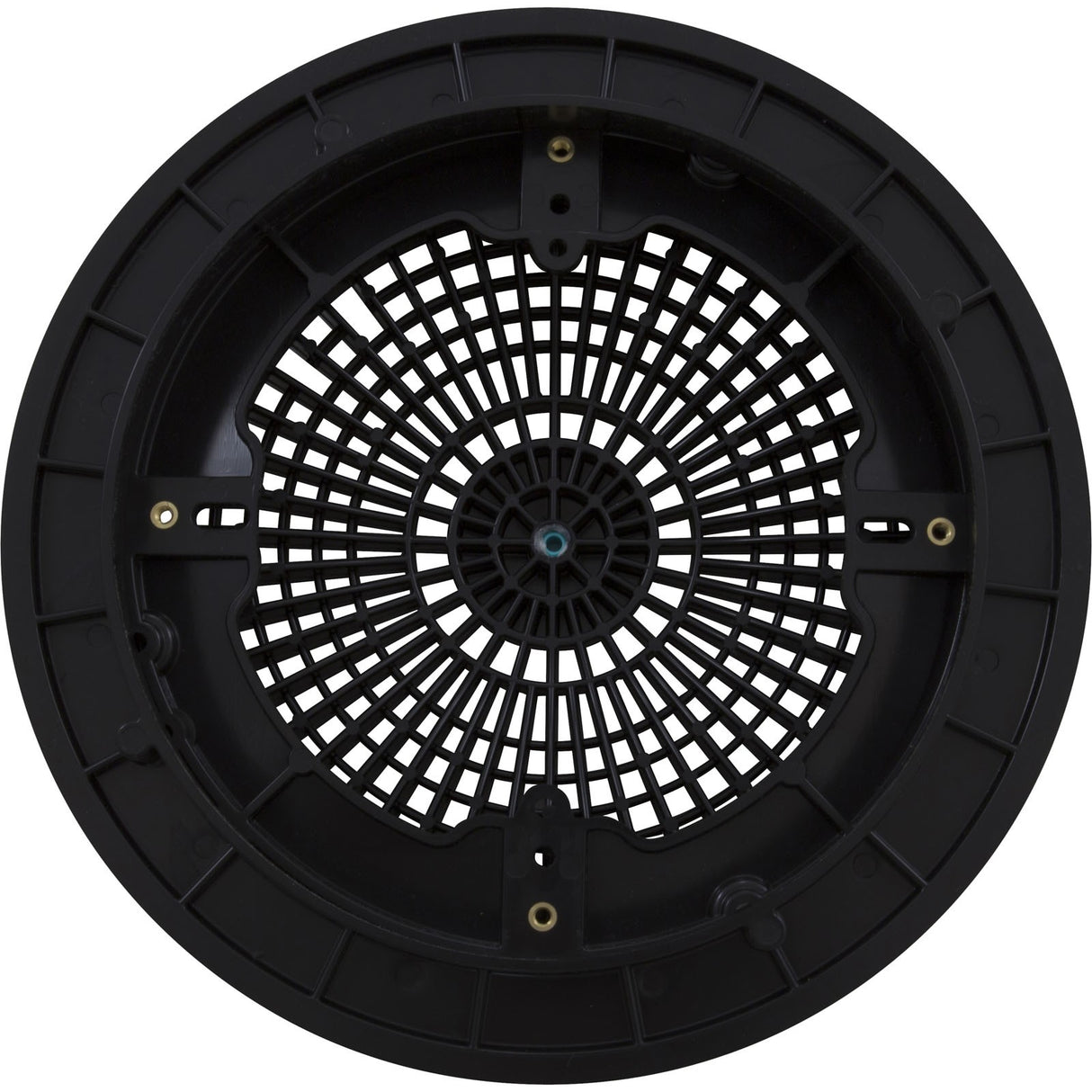 Main Drain Grate, Retro 10" Round, Universal, Black : A10RCFR102