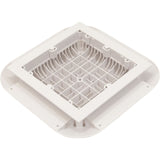 Main Drain Grate, 14" x 14" Square, 2 Retro 9"x9", White : 914101
