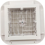 Main Drain Grate, 14" x 14" Square, 2 Retro 9"x9", White : 914101