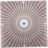 Suction Oulet Cover, AquaStar MoFlow, 12" Sq, Retro Fit, Wht : R12MF101