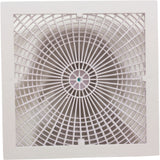 Cover, Aquastar MoFlo, 12" Square, w/ Frame, White : 12MF101