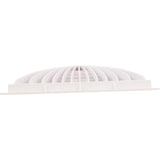 Cover, Aquastar MoFlo, 12" Square, w/ Frame, White : 12MF101