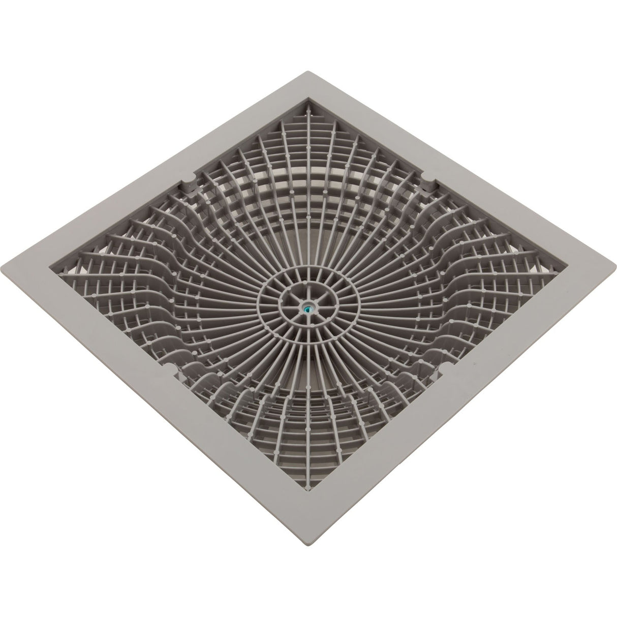Main Drain Cover, Aquastar MoFlow, 12" Square, w/Fr, Lt Gry, VGB : 12MF103