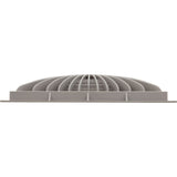Main Drain Cover, Aquastar MoFlow, 12" Square, w/Fr, Lt Gry, VGB : 12MF103