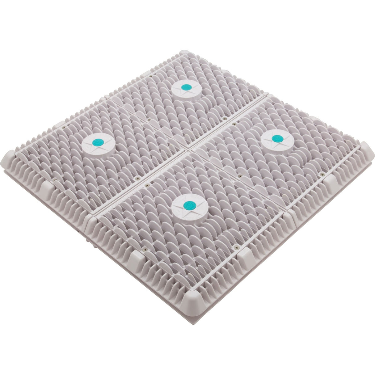 Wave Drain, AquaStar, 18" Square Mud Frame, White : WAV18WR101