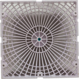 Main Drain Cover, AquaStar, Retro MoFlow, 9" x 9", Square, White : R9MF101