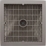 Main Drain Cover, Aquastar Wave, 12" Square, w/Fr, Lt Gry, VGB : WAV12WR103