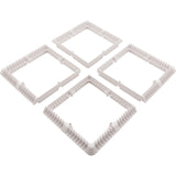 Main Drain Cover, Aquastar Wave, 18" Square (4x9) , w/Fr, Wht, VGB : WAV18WRNF101