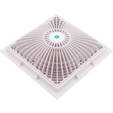 Main Drain Cover, Aquastar MoFlow, 9" Square, w/Frame, White : 9MF101