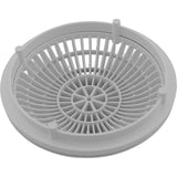 Main Drain Cover, Aquastar MoFlow, 8" Round, w/Fr, Lt Gry : 8MF103