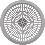 Main Drain Cover, Aquastar MoFlow, 8" Round, w/Fr, Lt Gry : 8MF103