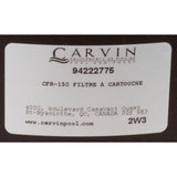 Cartridge Filter, Carvin CFR-150, 150sqft, 150gpm, 2"fpt : 94222775