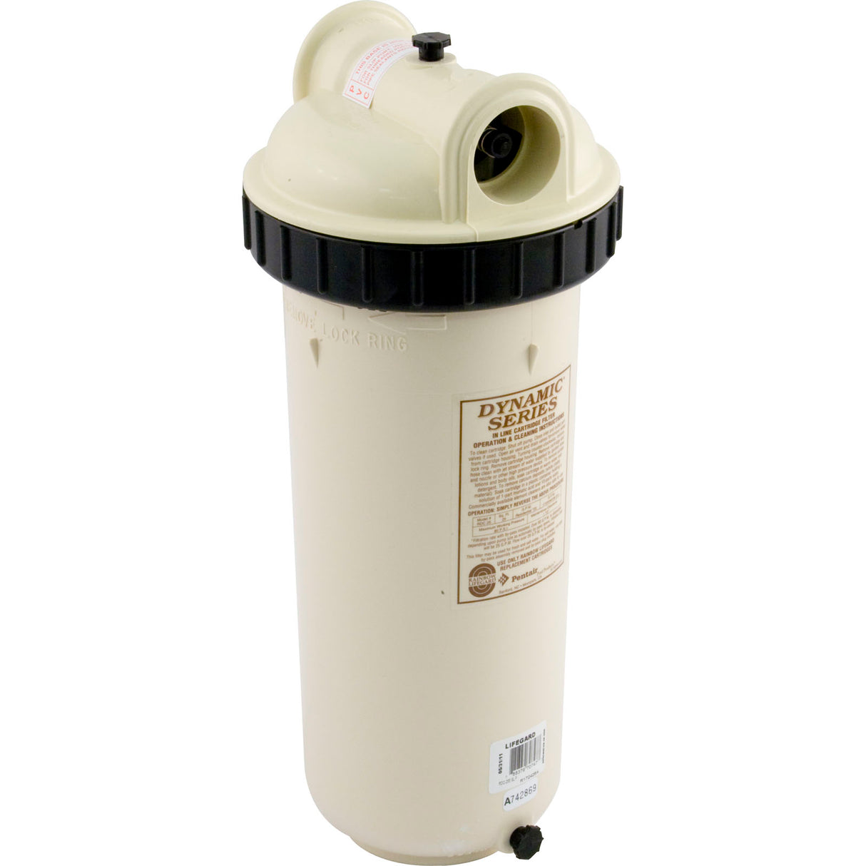 Cartridge Filter, Pentair Rainbow RDC-25, Inline, 1-1/2"s : R172426A