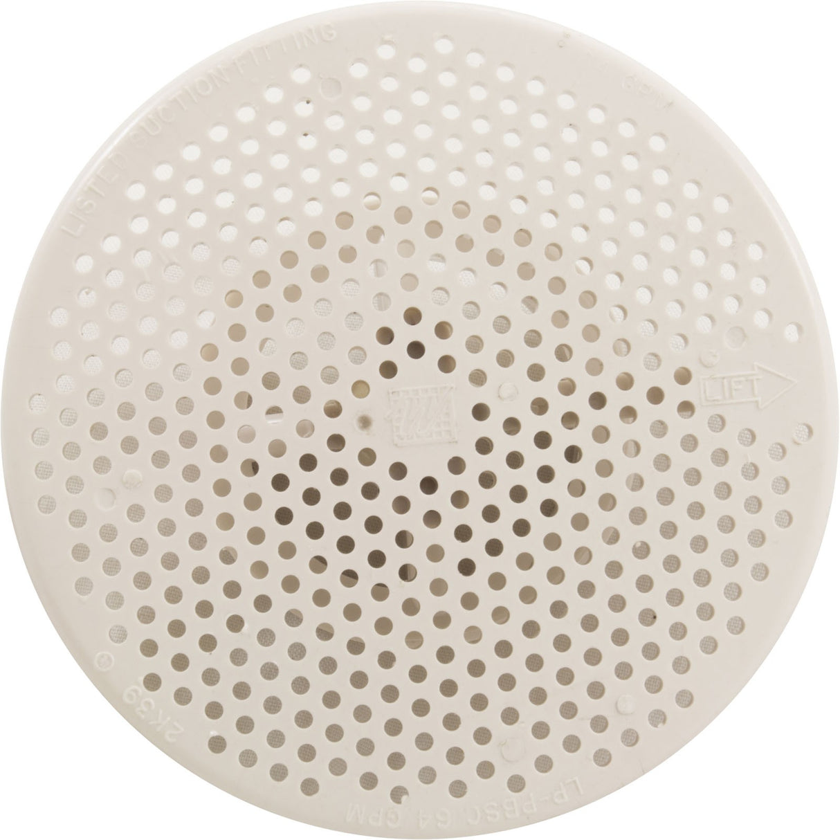 Cover, Dimension One, Floor Drain, White : 1510-231