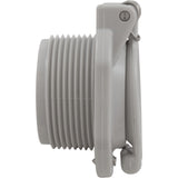 Wall Fitting, Hayward, Vac Lock Safety, Gray : W400BLGP