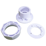 Vnyl Pool I/O Fttng (1.5 X 1.5 Socket) White : 25522-100-000