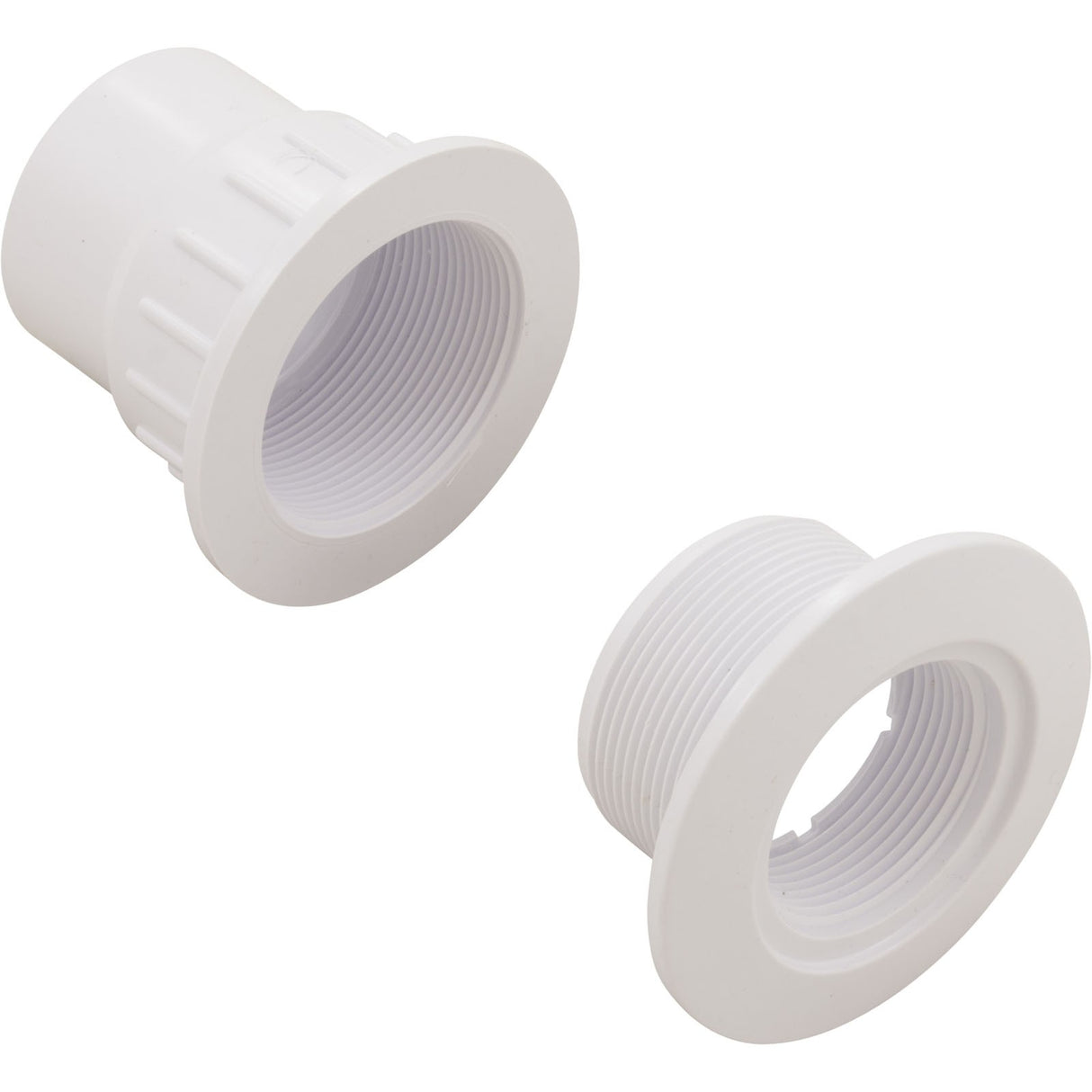 Fiberglass Pool Wallfitting, W/Nut, White, No Gasket : 25523-500-000