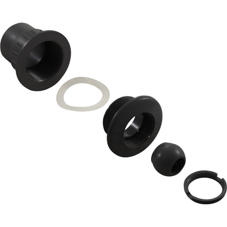 Fiberglass Wall Fitting With Eyeball, Black : 25523-704-000 - Custom Molded Products - 25523-704-000 - PartsForSpas.com