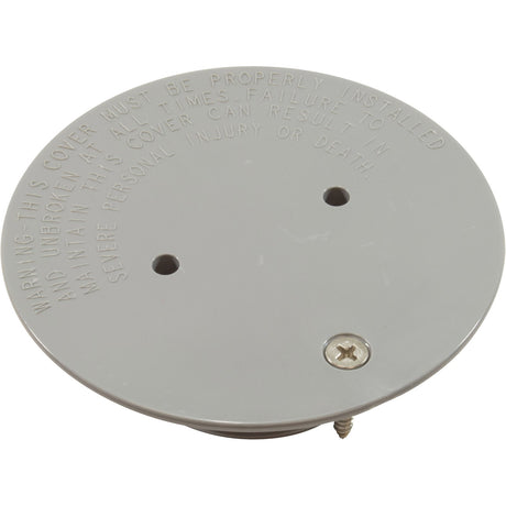 Floor Inlet Fitting Cover Wth Screw Gray : 25527-101-100 - Custom Molded Products - 25527-101-100 - PartsForSpas.com