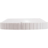 Threaded Cap, Flow Outlet, White : 25552-020-300