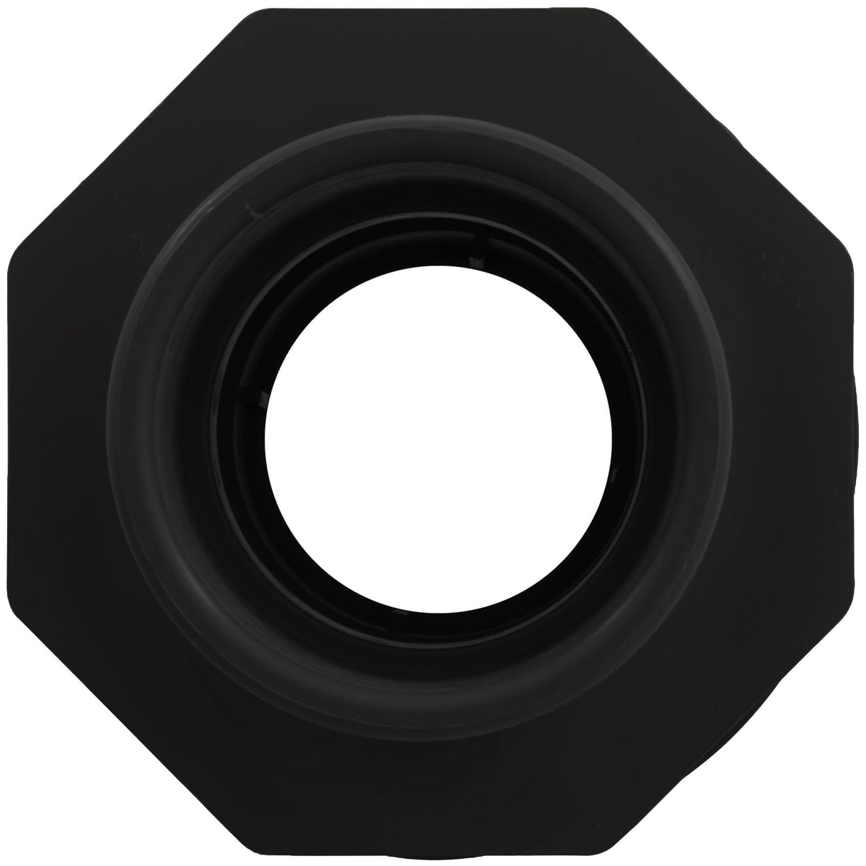 Flush Mount Return Fitting Black : 25555-004-000