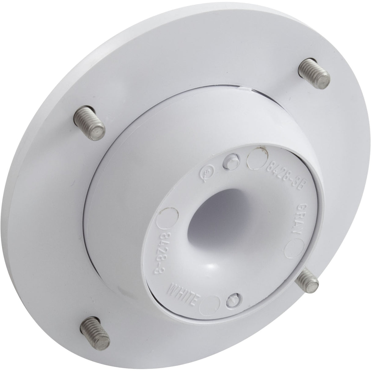 Eyeball Inlet, Pentair, 1-1/4", Gunite, White : 08428-0001