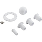 Eyeball Inlet, Pentair, 1-1/4", Gunite, White : 08428-0001