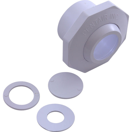 Inlet Fitting, Pentair, 1-1/2" Slip, Economy Insider, White : 542002 - Pentair - 542002 - PartsForSpas.com