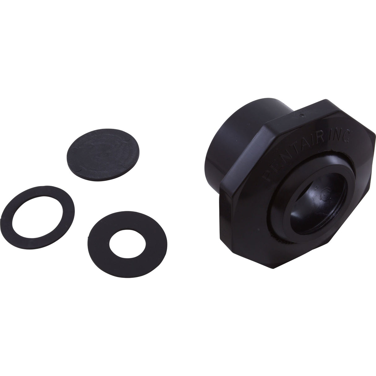 Inlet Fitting, Pentair, 1-1/2" Slip, Economy Insider, Black : 542003