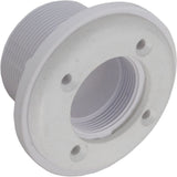 Wall Fitting, Vinyl Std Body, 1-1/2"mpt x 1-1/2"s, White : 542429