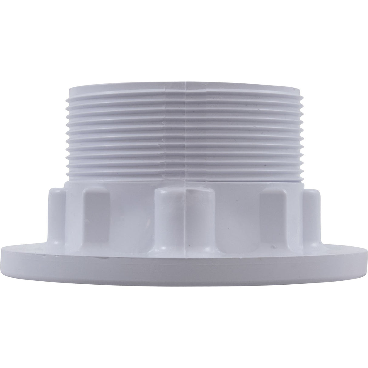 Wall Fitting, Vinyl Std Body, 1-1/2"mpt x 1-1/2"s, White : 542429