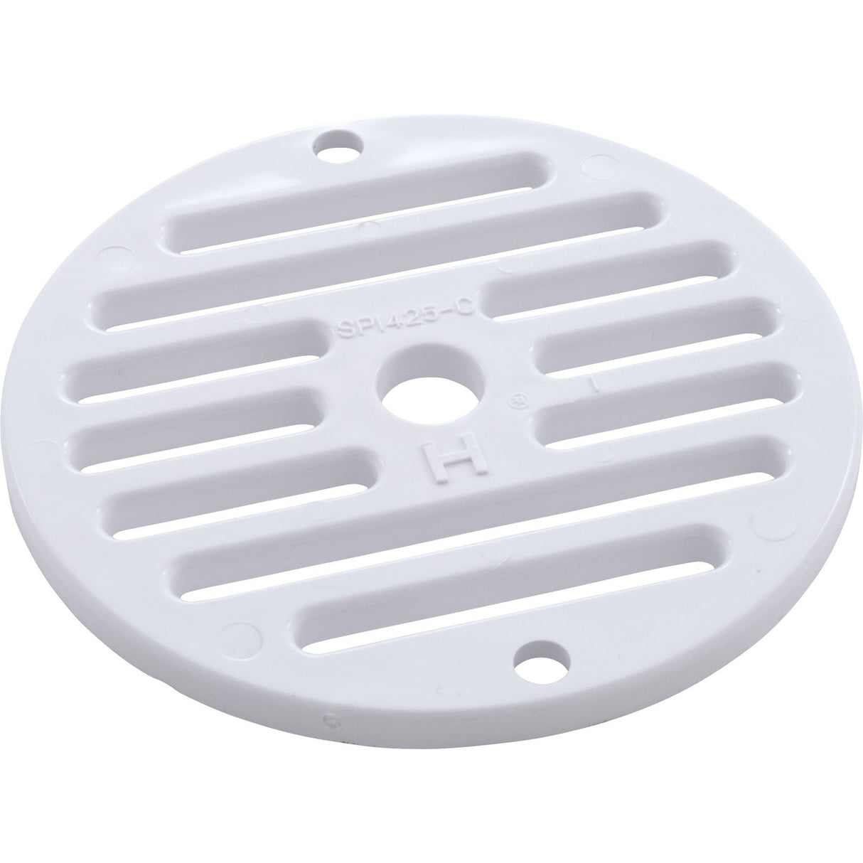 Faceplate Grate, Hayward, 4"fd, Inlet Fitting, White : SPX1425C