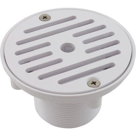 Inlet Fitting, Hayward, Grate, Adjustable 1-1/2" Slip White : SP1424S - Hayward - SP1424S - PartsForSpas.com