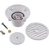 Inlet Fitting, Hayward, Grate, Adjustable 1-1/2" Slip White : SP1424S