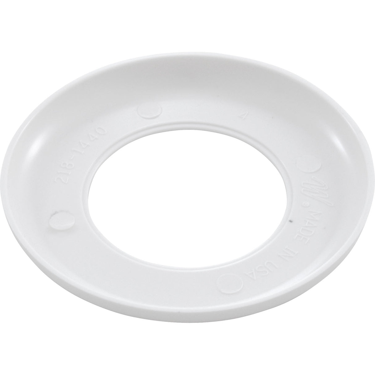 Escutcheon, Waterway, Vinyl Liner, White : 218-1440