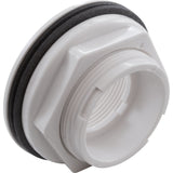 Wall Fitting, WW, 2-3/8"hs, 1-1/2"fpt x 1-1/2"s, 3-1/2"fd, Wht : 400-9150B