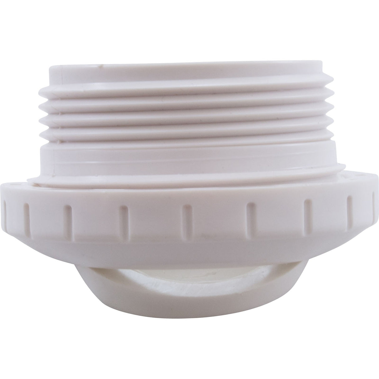 Eyeball Fitting, WW, 1-1/2"mpt, 2-3/8"fd, Slotted, White : 400-1410AB